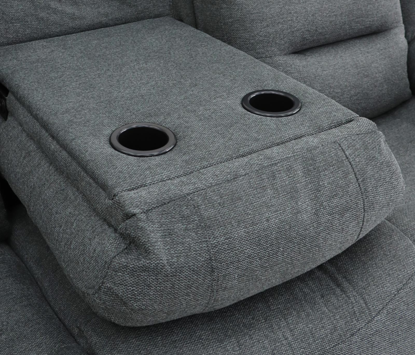 Alva Electric Recliner Sofa Graphite 3+2 Set