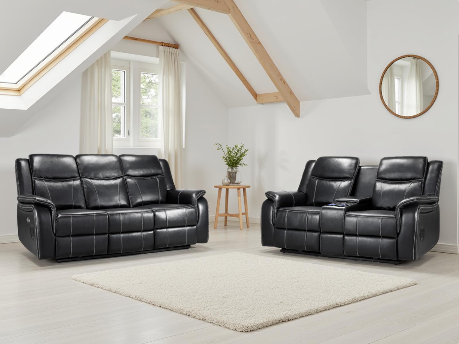 Galaxy Tech Electric Recliner Sofa 3+2 Set