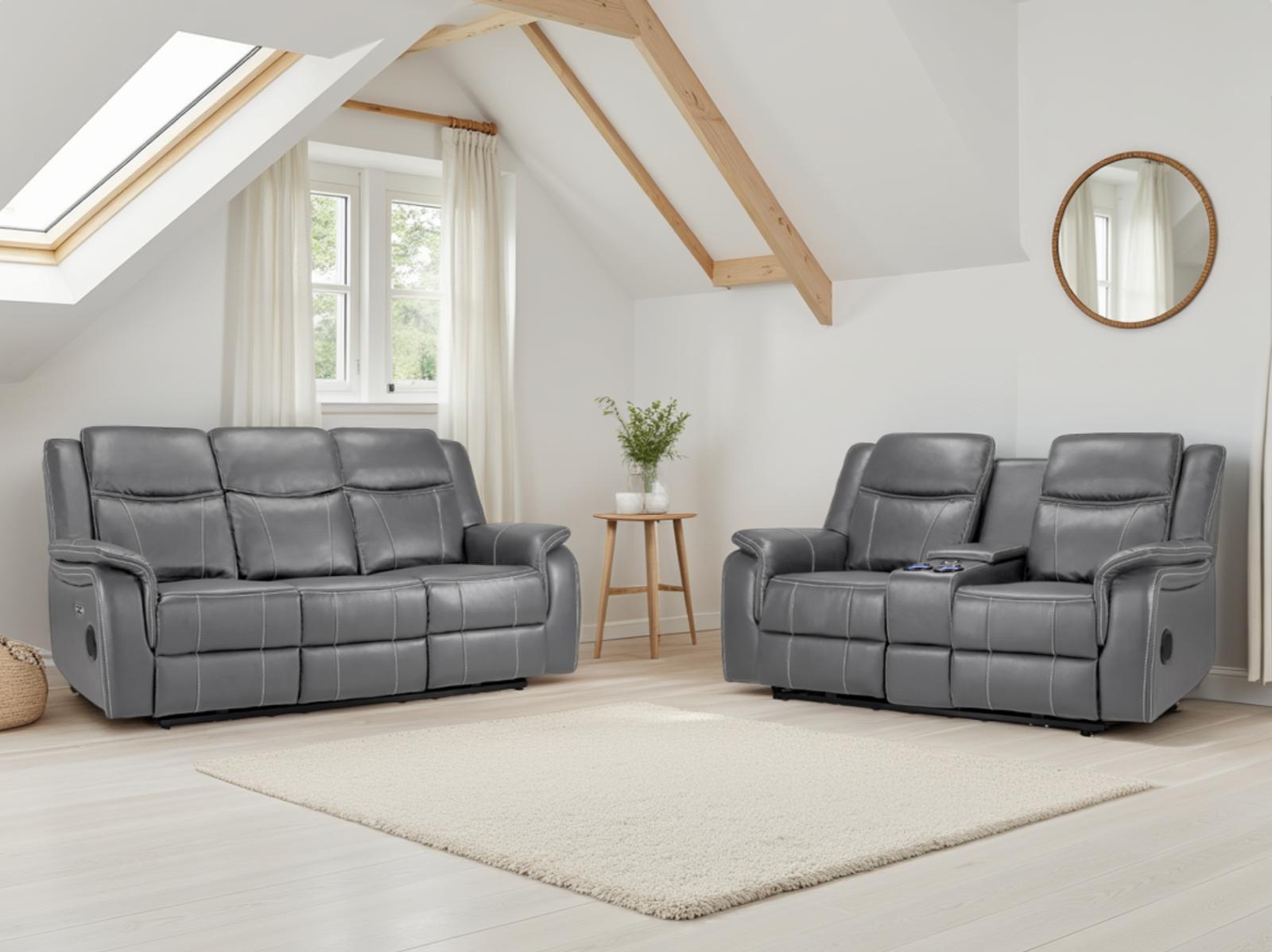 Galaxy Tech Electric Recliner Sofa 3+2 Set
